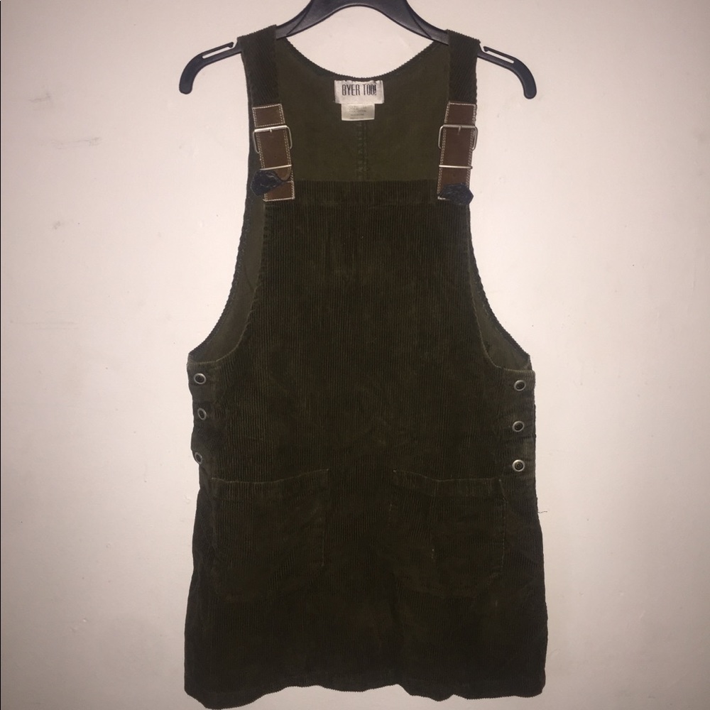 Mini  dark green dress